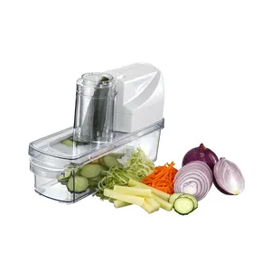 Kitchenware Electric Mandoline Food Slicer Fruit & Vegetable Tools Potato Slicer Silicon Rubber Feet Plastic 1.8L