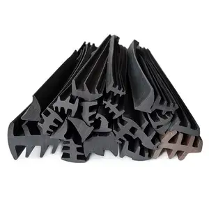 EPDM/PVC TPE TPV Aluminum alloy door window Glazing Rubber Weather strip Glass Edge frame Seal Wedge Shaped extrusion Gasket