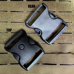 Boucles de retenue à triple ouverture latérale en <span class=keywords><strong>plastique</strong></span> de 2 "Boucles de sécurité centrale Ceinture extérieure Sangles de sac à dos <span class=keywords><strong>Sangle</strong></span> de 51mm Pièces de sac - Product Image 3