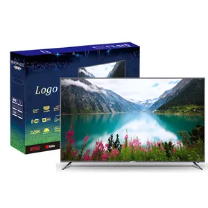 Ultra HD LED TV 65" Borderloess Full Screen 4K Television 65 Inch Smart TV