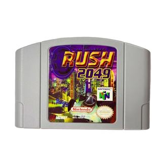 Cartucho de Videojuego San Francisco Rush 2049 para <span class=keywords><strong>64</strong></span> USA Versión NTSC 512 Bits <span class=keywords><strong>Retro</strong></span> 100% Nuevo Material ABS - Product Image 1
