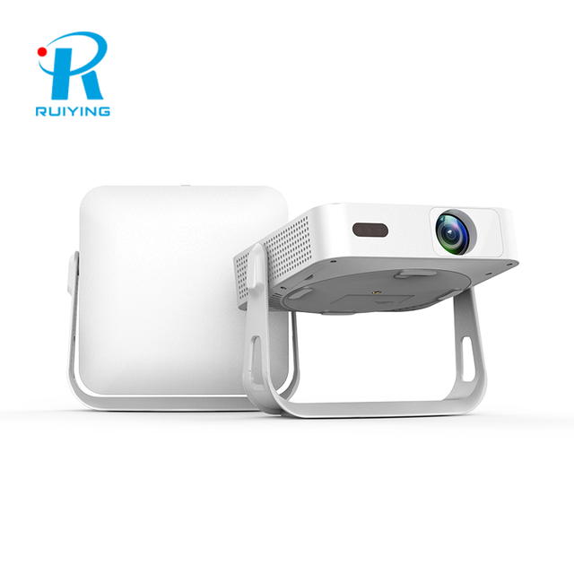 R1 Portable Home Cinema Projector 3Inch Open 1080P Optics 4K Support Android 13 Bluetooth WiFi Auto Focus Auto Keystone Stylish
