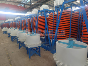 Concentrador separador de conducto en espiral de concentración por gravedad de oro húmedo de beneficio de mineral de hierro, cromita y manganeso de alta resistencia - Product Image 4