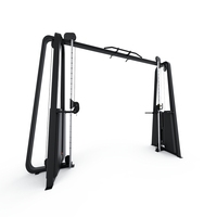 Machine de musculation à câbles croisés en acier avec système de poulies, machine à poulies doubles pour exercices de tirage