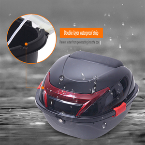 Boîte arrière pour vélo électrique SLKE PP, <span class=keywords><strong>coffre</strong></span> arrière pour moto, boîte de rangement de grande capacité 30L - Product Image 2