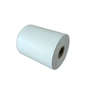 Papel Termico terminale Pos rotolo di carta termica registratore di cassa fino alla stampa del nastro della ricevuta campione gratuito 80mm 57mm nero singolo bianco