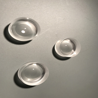 Venta al por mayor F = 15mm Material Caf2 lente esférica cóncava lente óptica para proyector