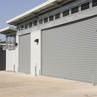 Porte de garage électrique à enroulement rapide en aluminium, porte industrielle résistante au vent, porte à enroulement rapide électrique, porte métallique à enroulement pour maisons
