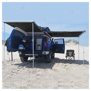 Tentes <span class=keywords><strong>de</strong></span> voiture rétractables <span class=keywords><strong>de</strong></span> haute qualité auvent latéral extérieur tout-terrain camion Camping accessoires couleur noire 4x4 modifier <span class=keywords><strong>tente</strong></span> sur le <span class=keywords><strong>toit</strong></span> - Product Image 5