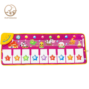 Clavier électronique à 9 touches Jouet éducatif pour bébé Instrument de <span class=keywords><strong>musique</strong></span> en mousse souple Piano Tapis de <span class=keywords><strong>musique</strong></span> Jouer au <span class=keywords><strong>sol</strong></span> de la salle de sport Tapis de jeu de danse - Product Image 1