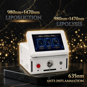 เครื่องเลเซอร์ไดโอดแบบตั้งโต๊ะ 980nm 1470nm 635nm เลเซอร์ไดโอด 1470nm 980nm สำหรับฟื้นฟูผิว ยกกระชับใบหน้า สลายไขมัน เครื่องมือความงาม - Product Image 1
