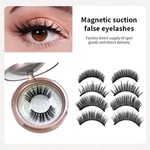 סיטונאי 3d טבעי ריסים מגנטיות טבעי לא דבק סט ספקים סט - Product Image 4