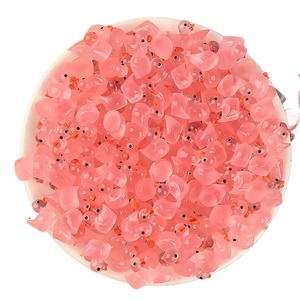 Venta al por mayor Mini patito de resina lindo que brilla en la oscuridad encanto decorativo artesanía - Product Image 4