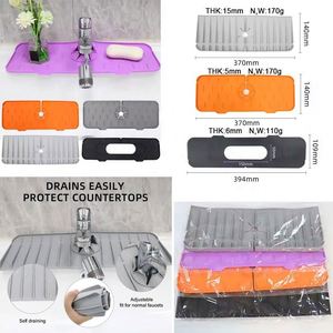 Tapis de protection en silicone pour évier de cuisine, personnalisé en usine, pour évacuation des eaux usées - Product Image 2