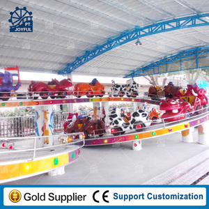 Fun Mini Shuttle Sports Indoor Outdoor Amusement Rides para niños Certificado CE 20P 3 años Durable Fibra de vidrio Metal Acero para - Product Image 4