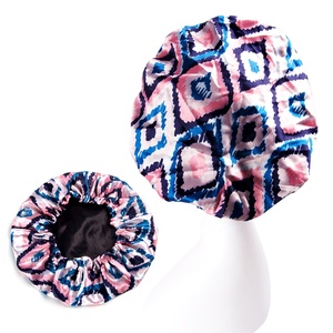 Bonnet de créateur double couche en satin de soie, vente en gros, maman et moi - Product Image 6