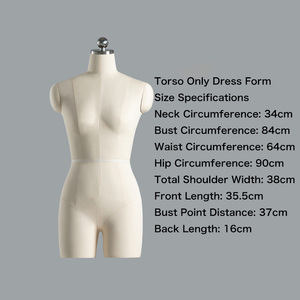 Maniquí de <span class=keywords><strong>Costura</strong></span> para <span class=keywords><strong>Mujer</strong></span>, Parte Superior del Cuerpo, Espuma de PU - Product Image 6