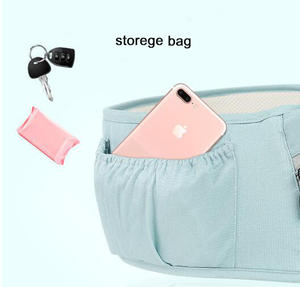 Portabebés de 100% algodón <span class=keywords><strong>para</strong></span> recién nacidos, portabebés ergonómico con asiento de cadera, multiposición, transporte delantero y trasero <span class=keywords><strong>para</strong></span> recién nacidos - Product Image 5