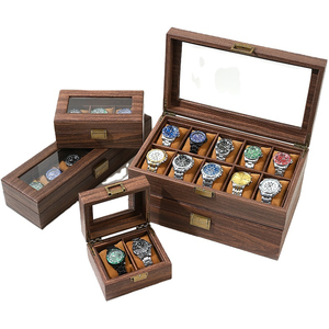 Wholesale Custom Wood Watch Box Luxury Jewelry Ring Music Gift Packaging Boxes Golf Balls Wooden Watch Case