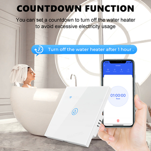 2025 mới 40A tuya thông minh Wifi Máy nước nóng nồi hơi cảm ứng chuyển đổi điều hòa không khí ánh sáng EU tường ứng dụng điện cho Alexa Google nhà - Product Image 5