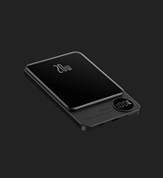 RUNCEIN Mini Powerbank portable mince PD22.5W charge rapide 2 en 1 puissant chargeur de banques d'alimentation sans fil magnétique pour tous les téléphones