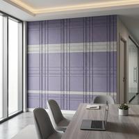 Panneau mural 3D violet moderne, panneau décoratif texturé, revêtement mural intérieur pour bureau, chambre à coucher