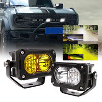 Nouveaux phares LED de 40 W, carrés de 3 pouces, en aluminium, pour motos tout-terrain