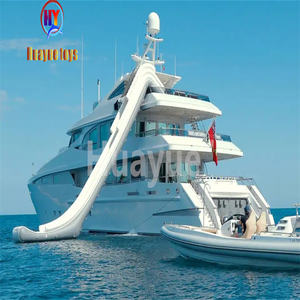 Toboganes de torre de escalada inflable de tamaño personalizado toboganes de juguetes flotantes de agua toboganes de yate de agua inflable más grande personalizado - Product Image 5