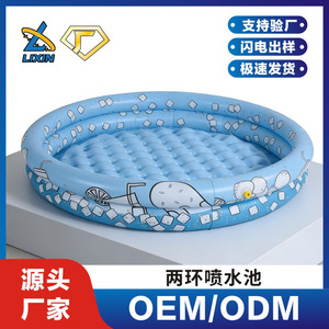 สระว่ายน้ำเป่าลม 100-500 กก. PVC สำหรับใช้กลางแจ้งที่บ้าน สำหรับครอบครัวและเด็ก - Product Image 5