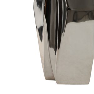 Vaso in Metallo Geometrico con Coperchio in Pietra, Decorazione Moderna per Soggiorno, Camera da Letto, Ufficio e Tavolo - Product Image 5
