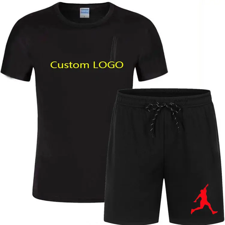 Conjunto de calção de tricô masculino, calções de treino/short, traje esportivo, tricô, 2021