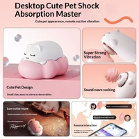 Yun Meow Meng Fun Vibrator für Frauen mit Saugfunktion und Vibration, Niedlicher Tragbarer Elektrischer Vibrator für Mädchen im Wohnheim