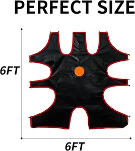 Mục tiêu thực hành mục tiêu Lacrosse, với chín khu vực ném, để thực hành bắn chính xác hơn và để cải thiện độ chính xác - Product Image 3