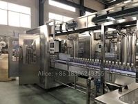 Ligne de production automatique de remplissage et de bouchage de bouteilles PET pour les boissons gazeuses, les jus et les boissons carbonatées