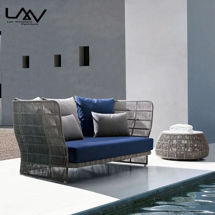 High quality waterproof rattan / wicker outdoor sofa chair table furniture Garden Patio hotel economic Furniture set