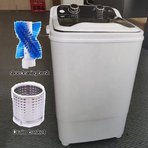 7.5kg Machine à laver et à sécher les chaussures Mini Machine à laver pour chaussures Laveuses à chargement par le haut semi-automatiques Laveuses de chaussures Dortoirs à domicile - Product Image 1