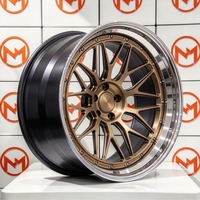 Jantes en alliage Maxtera Forged Custom MS-03 3 pièces pour voitures particulières Corvette C8 Mustang Camaro BMW Porsche 911 Audi AMG