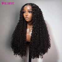 Perruques personnalisées en cheveux humains bruts bouclés, Lace Front 13x4 13x6, Lace Frontal HD, Perruques Pixie bouclées en cheveux humains brésiliens pour femmes noires
