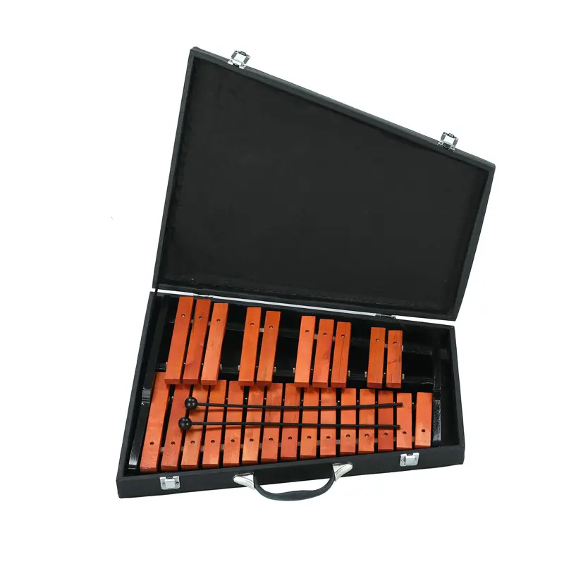 Xylophone Nhu cầu cao Sản phẩm xuất khẩu trường giảng dạy hỗ trợ gỗ 25-key Xylophone bộ gõ nhạc cụ Trung Quốc Xylophone