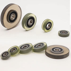 Basso attrito O.D 7mm 8mm 10mm 11mm 12mm 13mm 14mm 15mm 16mm 17mm 18mm 19mm 20mm ruota del rullo del poliuretano con cuscinetto - Product Image 4