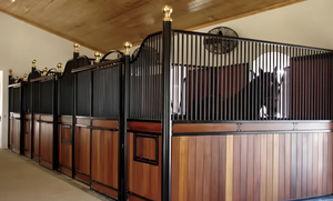 Abri pour chevaux modulaire économique et durable avec porte coulissante pour ferme et club - Product Image 2