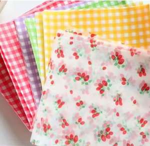 Papel de Envolver para Alimentos de Grado Alimenticio, Diseño Moderno, para Restaurantes de Comida Rápida, Impresión Industrial, Papel de Hornear Individual de PE para Pan - Product Image 1