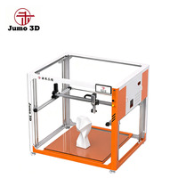 Printer 3D Jumo 3d Particle Format Besar Kecepatan Tinggi Kontrol Suhu PID Nozzle Tunggal dengan Alas Pemanas untuk Pelet Industri