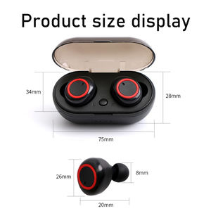 Los mini auriculares inalámbricos con compartimento de carga clásico 2023 hacen que los auriculares internos cansados Buds Y50 - Product Image 3