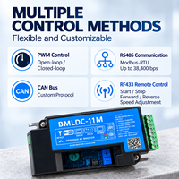 Contrôleur BLDC compact 24V-48V DC sans capteur à effet Hall pour moteur sans balais, idéal pour pompes, ventilateurs, convoyeurs et équipements d'automatisation