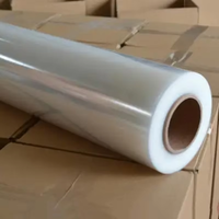 Rouleau de film étirable en PVC de qualité alimentaire de qualité alimentaire 10mic 1500m rouleau de film étirable en PVC