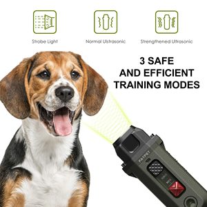 Entrenador de perros ultrasónico portátil 2025, Flash de alta frecuencia, entrenamiento sin ladridos para mascotas, hecho de plástico duradero - Product Image 2