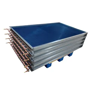9.52mm OEM fin tube heat exchanger water to air cooling evaporator Refrigeration Equipment
