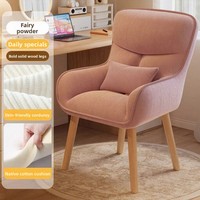 Chaise de coiffeuse en velours de haute qualité et confortable, design moderne, style nordique, pour la maison, le bureau, la chambre et le salon