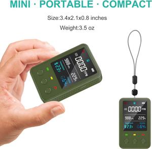 Перезаряжаемый датчик качества воздуха, 7 в 1 - Product Image 2